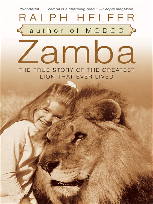 Title details for Zamba by Ralph Helfer - Wait list